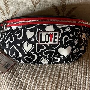 Brighton Heart Love Pattern Fanny Pack NWT Belt Bag by Brighton